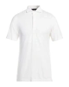 Lardini Man Polo Shirt Ivory Size Xxl Wool In White