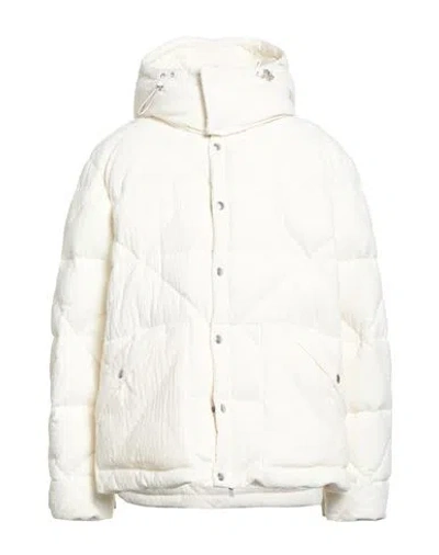 Lardini Man Puffer Ivory Size 42 Viscose, Cotton, Elastane In White