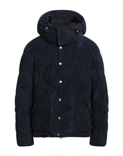 Lardini Man Puffer Midnight Blue Size 38 Viscose, Cotton, Elastane