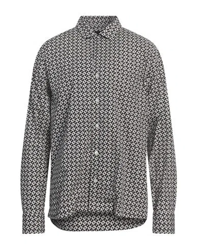 Lardini Man Shirt Black Size L Cotton