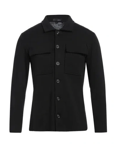 Lardini Man Shirt Black Size S Cotton