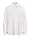 Lardini Man Shirt Brick Size 17 ½ Cotton, Linen