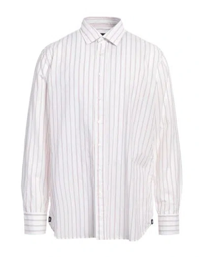 Lardini Man Shirt Brick Size 17 ½ Cotton, Linen In Red