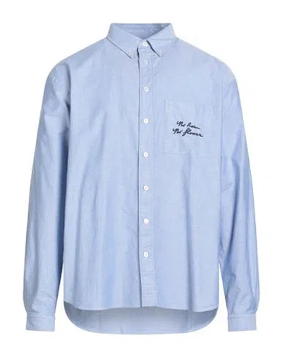 Lardini Man Shirt Light Blue Size 17 Cotton
