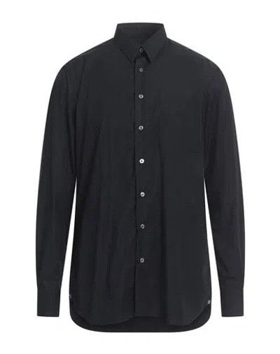 Lardini Man Shirt Midnight Blue Size 17 Cotton