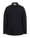 Lardini Man Shirt Midnight Blue Size M Polyester, Viscose, Elastane In Blue