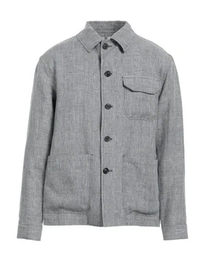 Lardini Man Shirt Midnight Blue Size 3xl Linen, Polyester
