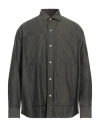 Lardini Man Shirt Military Green Size Xl Cotton