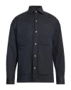 Lardini Man Shirt Navy Size Xl Cotton In Navy