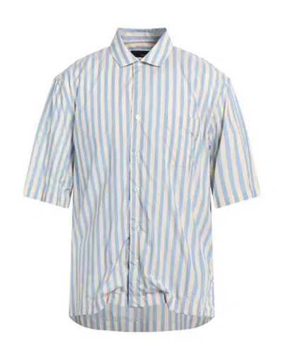 Lardini Man Shirt Sky Blue Size Xxl Cotton