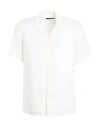 Lardini Man Shirt White Size 16 Linen