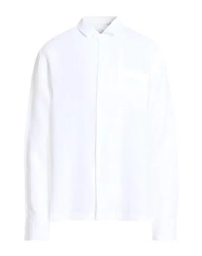 Lardini Man Shirt White Size Xxl Linen