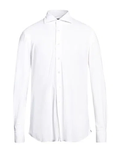 Lardini Man Shirt White Size Xl Nylon, Elastane