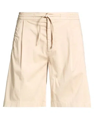 Lardini Man Shorts & Bermuda Shorts Beige Size 36 Cotton, Lycra, Elastane In Brown