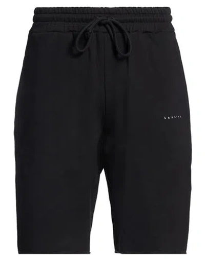 Lardini Man Shorts & Bermuda Shorts Black Size Xs Cotton
