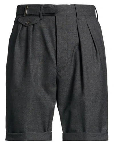 Lardini Man Shorts & Bermuda Shorts Charcoal Size 34 Wool In Gray
