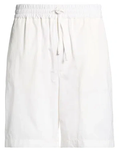 Lardini Man Shorts & Bermuda Shorts Ivory Size 32 Cotton In White