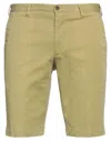 Lardini Man Shorts & Bermuda Shorts Light Green Size 32 Cotton, Elastane In Green
