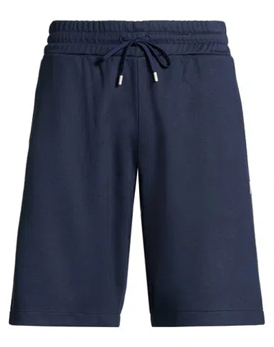 Lardini Man Shorts & Bermuda Shorts Midnight Blue Size Xxl Viscose