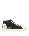 Lardini Man Sneakers Black Size 9 Textile Fibers