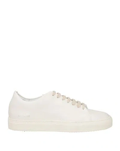 Lardini Man Sneakers Off White Size 8 Leather