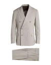 Lardini Man Suit Beige Size 38 Nylon, Polyester, Wool, Elastane In Sand
