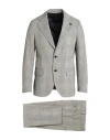 Lardini Man Suit Black Size 42 Wool In Black