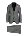 Lardini Man Suit Black Size 42 Wool In Black