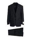 Lardini Man Suit Black Size 44 Wool