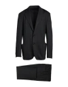 Lardini Man Suit Black Size 46 Lyocell, Wool