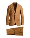 Lardini Man Suit Brown Size 42 Cotton