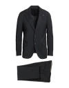 Lardini Man Suit Charcoal Size 42 Recycled Polyester, Wool, Elastane