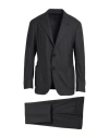Lardini Man Suit Charcoal Size 44 Wool, Polyester, Elastane