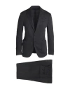 Lardini Man Suit Charcoal Size 46 Wool, Polyamide