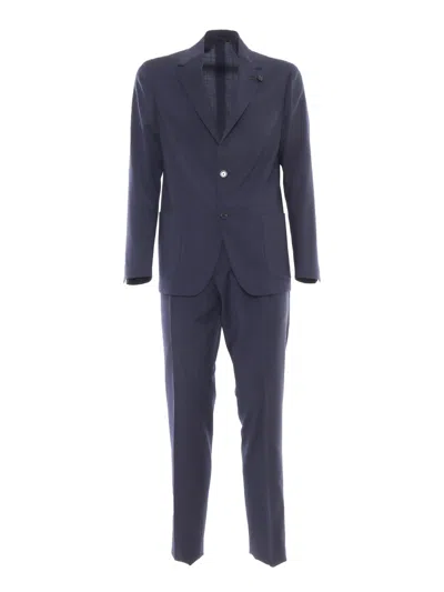 LARDINI MAN SUIT EASY WEAR DROP 7 REG