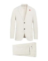Lardini Man Suit Grey Size 38 Polyamide, Elastane In Neutral