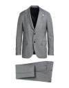 Lardini Man Suit Grey Size 40 Wool