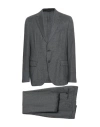 Lardini Man Suit Grey Size 42 Wool