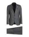 Lardini Man Suit Grey Size 42 Wool