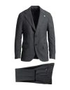 Lardini Man Suit Grey Size 44 Polyester, Wool, Elastane