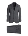 Lardini Man Suit Grey Size 44 Wool