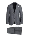 Lardini Man Suit Grey Size 46 Wool