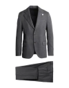 Lardini Man Suit Grey Size 46 Wool