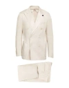 Lardini Soiree Double Breasted Six Button Jacket In White