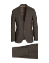 Lardini Man Suit Light Brown Size 44 Polyester, Cotton, Wool, Elastane