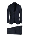 Lardini Man Suit Midnight Blue Size 38 Wool