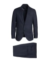 Lardini Man Suit Midnight Blue Size 40 Wool, Silk, Cashmere