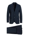 Lardini Man Suit Midnight Blue Size 42 Polyester, Wool, Elastane