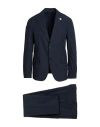 Lardini Man Suit Navy Size 42 Wool