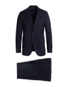 Lardini Man Suit Midnight Blue Size 44 Wool, Polyester, Viscose, Elastane